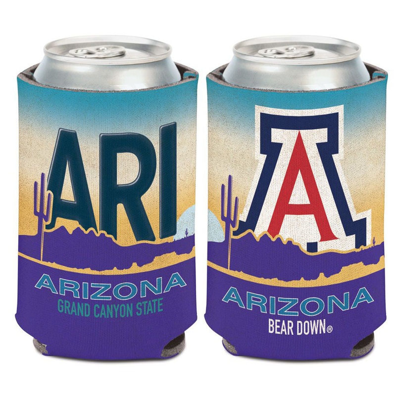 NCAA Arizona Wildcats WinCraft 12oz License Plate Can Cooler