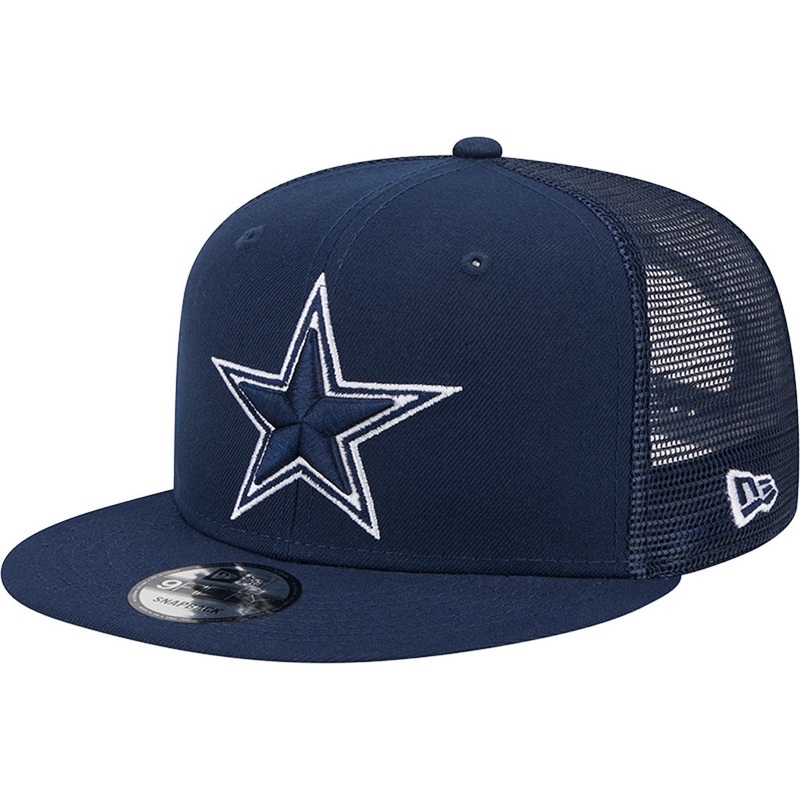 NFL Dallas Cowboys New Era Trucker 9FIFTY Snapback Hat – Navy