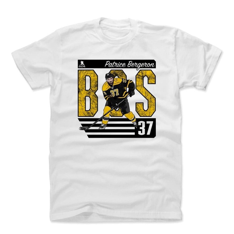 Patrice Bergeron Boston Bruins 500 Level NHL City T-Shirt – White