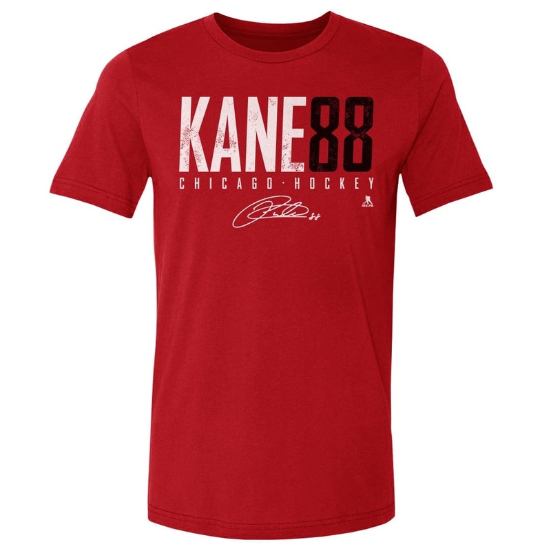 Patrick Kane Chicago Blackhawks 500 Level NHL Elite T-Shirt – Red