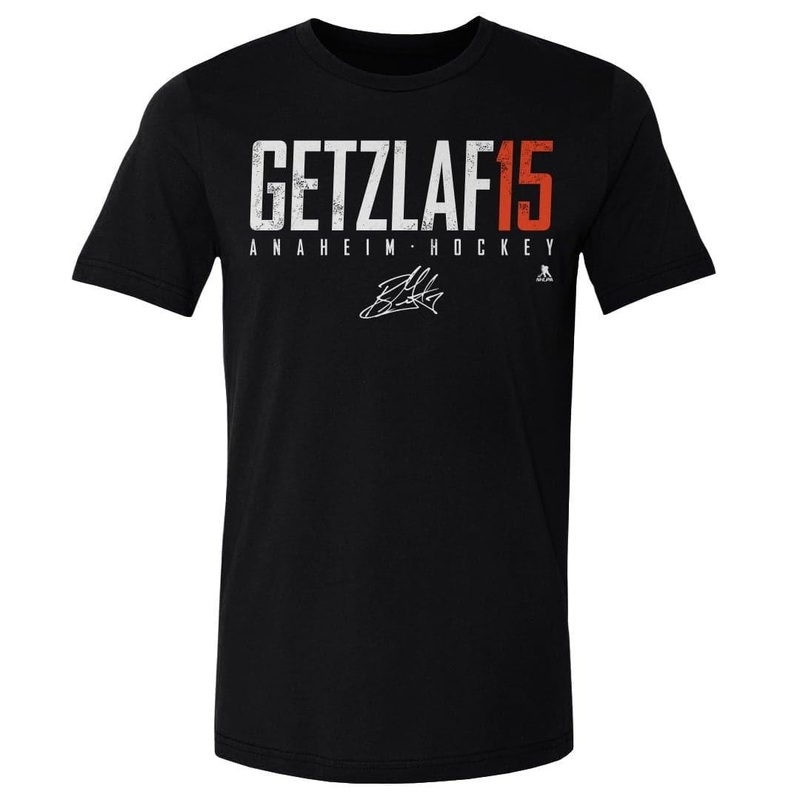 Ryan Getzlaf Anaheim Ducks 500 Level NHL Elite T-Shirt – Black