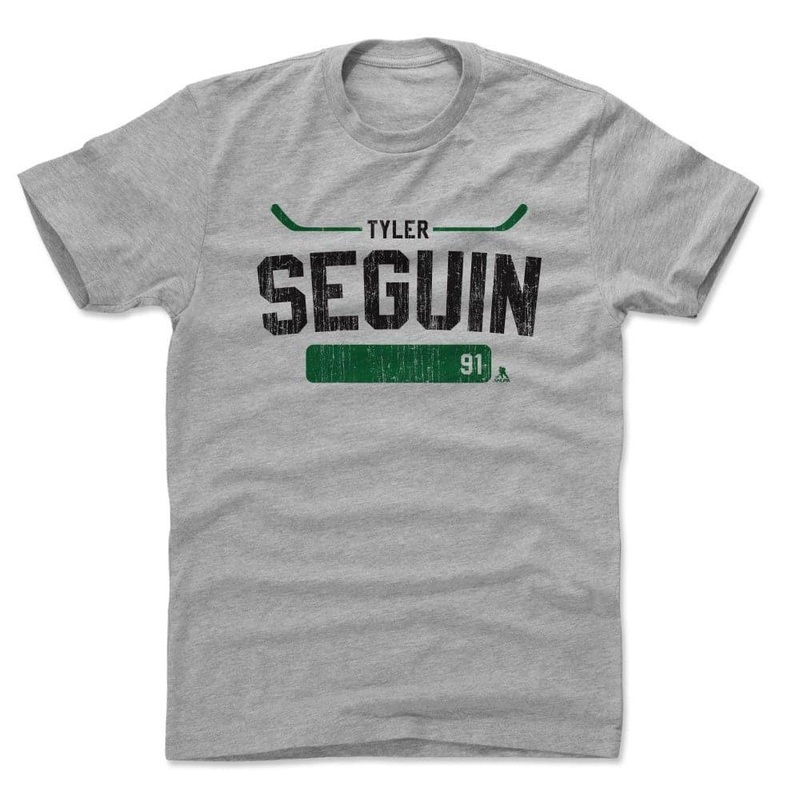 Tyler Seguin Dallas Stars 500 Level NHL Athletic T-Shirt – Heather Grey
