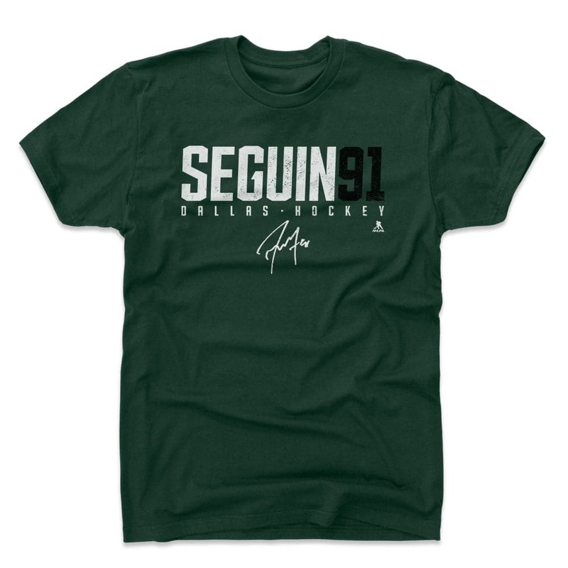 Tyler Seguin Dallas Stars 500 Level NHL Name & Number T-Shirt – Dark Green