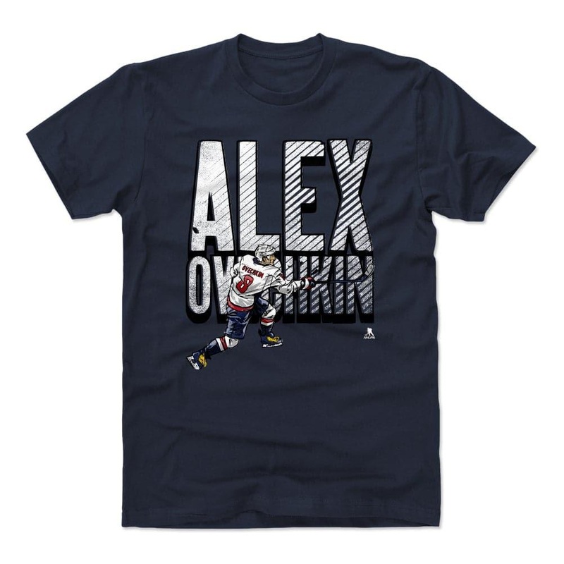 Alex Ovechkin Washington Capitals 500 Level NHL Bold T-Shirt – Navy