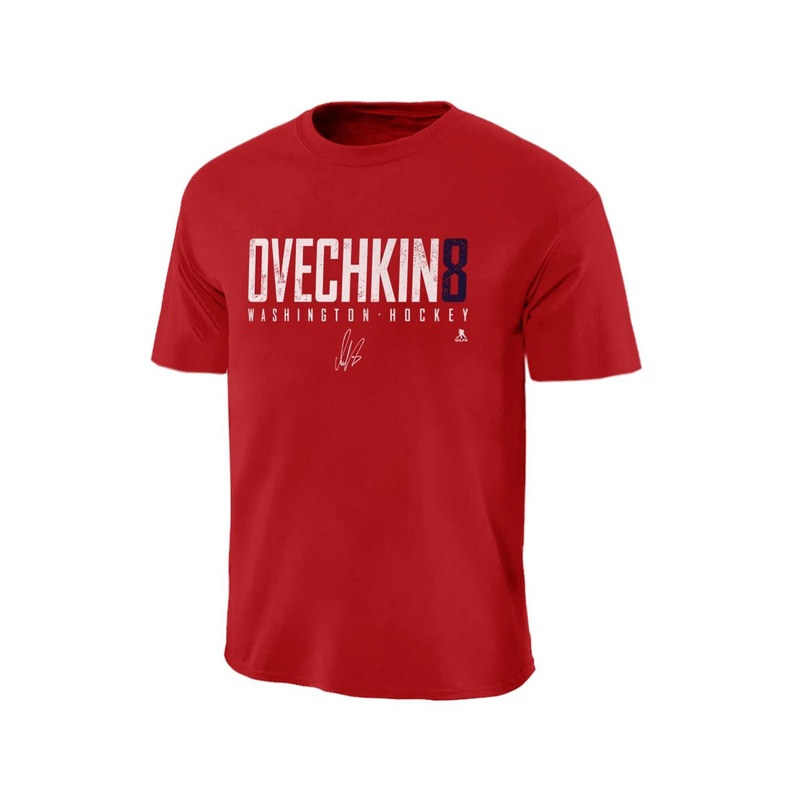 Alex Ovechkin Washington Capitals 500 Level NHL Elite T-Shirt – Red