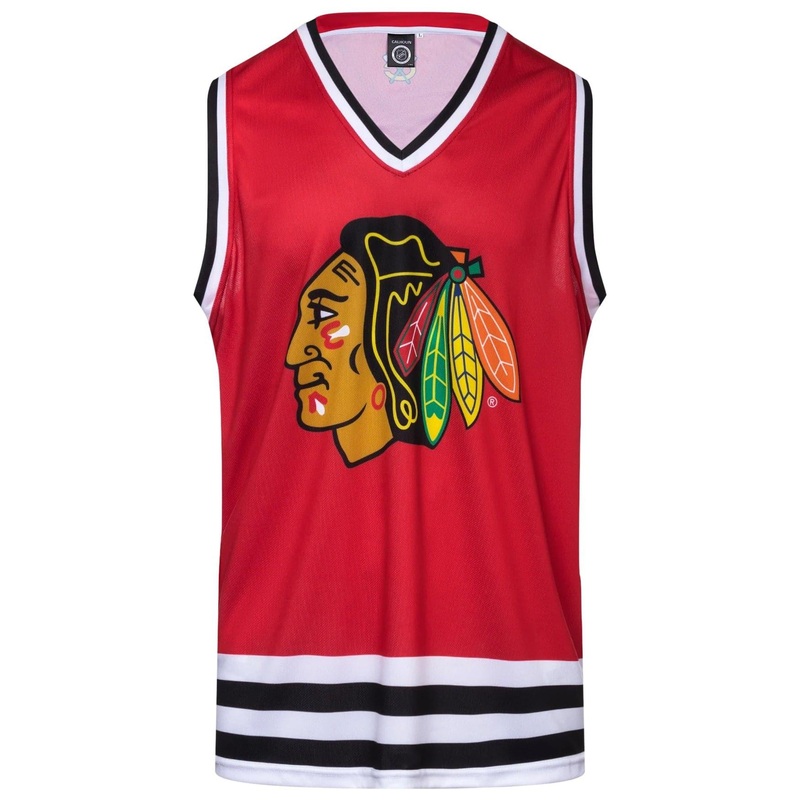 Chicago Blackhawks Bench Clearers NHL Team Jersey Tank – Red