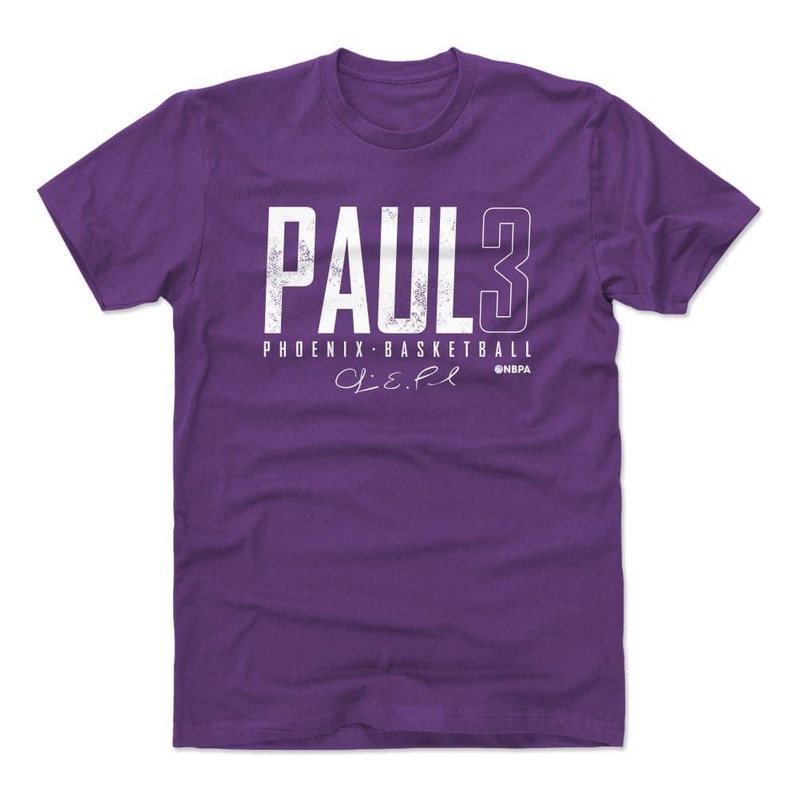 Chris Paul Phoenix Suns 500 Level NBA Elite T-Shirt – Purple