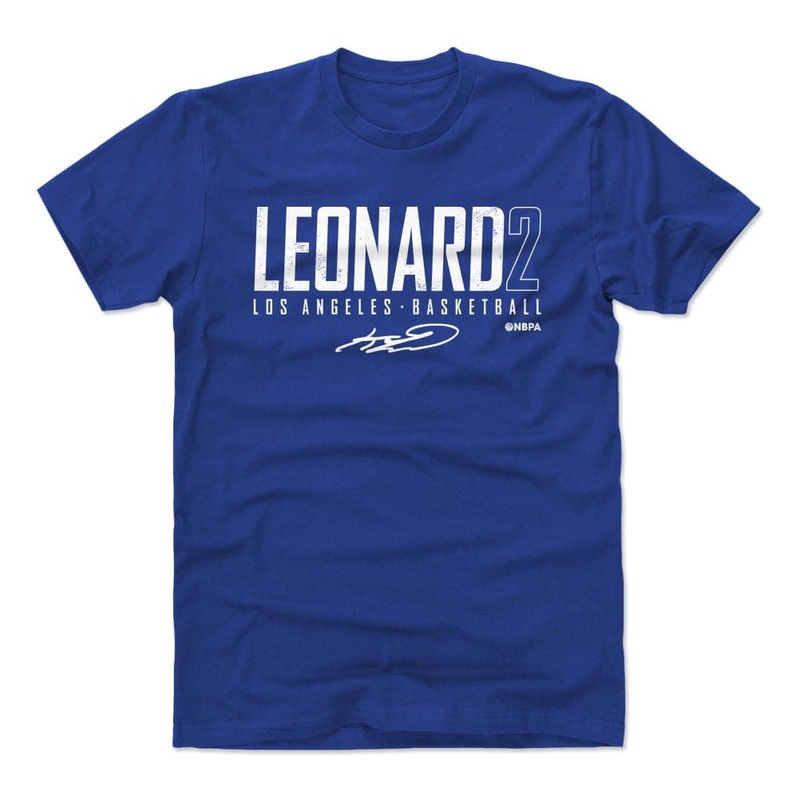 Kawhi Leonard Los Angeles Clippers 500 Level NBA Elite T-Shirt – Blue