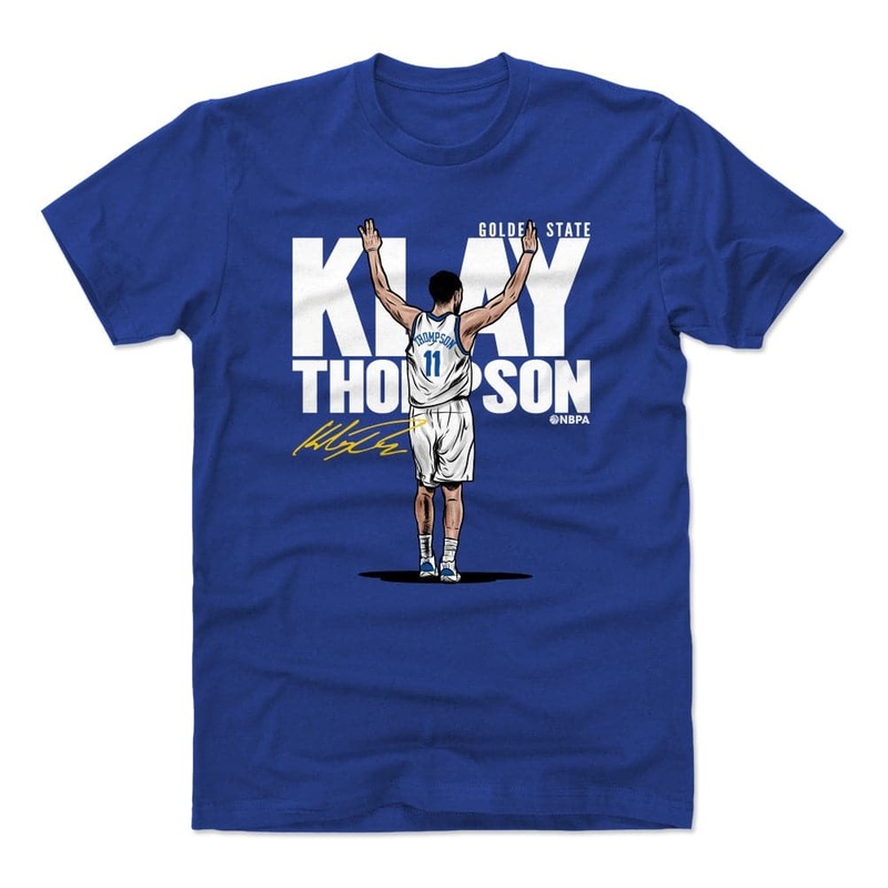 Klay Thompson Golden State Warriors 500 Level NBA Three T-Shirt – Blue