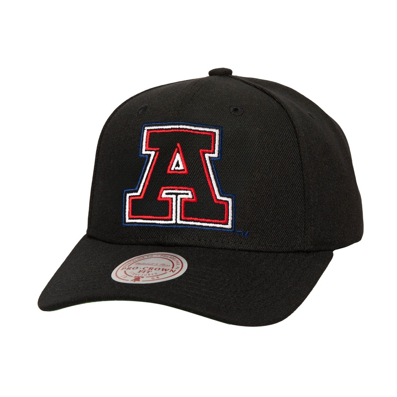 NCAA Arizona Wildcats Mitchell & Ness Neon Logo Pro Snapback Hat – Black