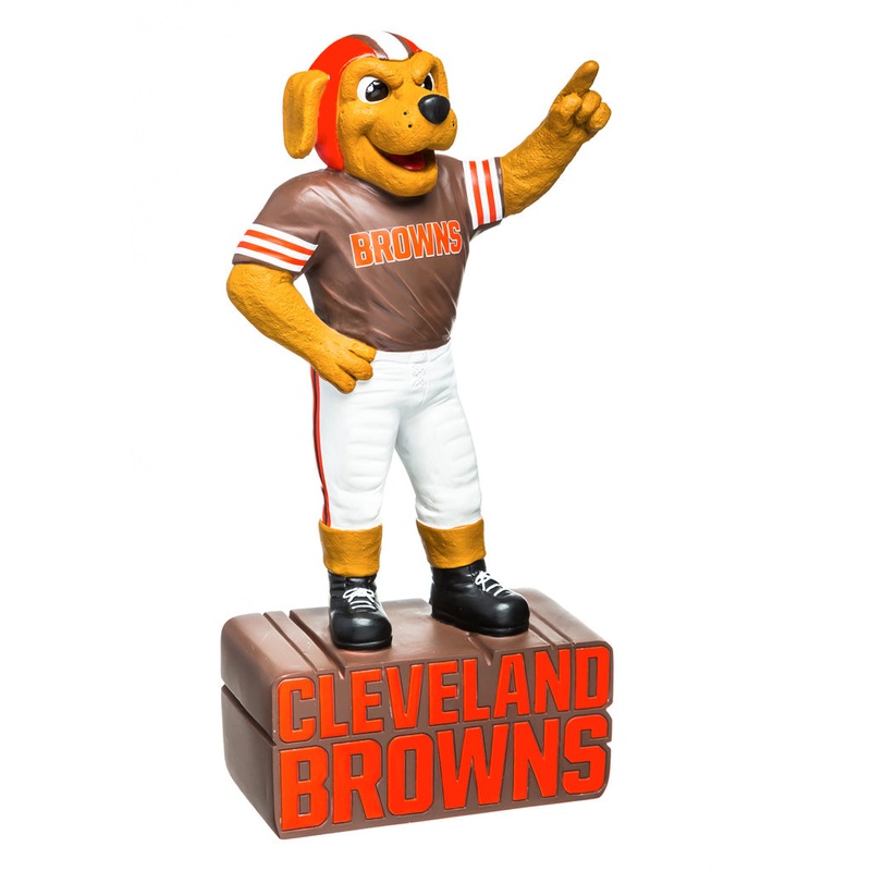 NFL Cleveland Browns Evergreen 16″ Mascot Statue