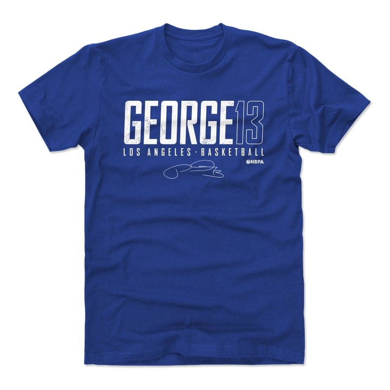 Paul George Los Angeles Clippers 500 Level NBA Elite T-Shirt – Blue