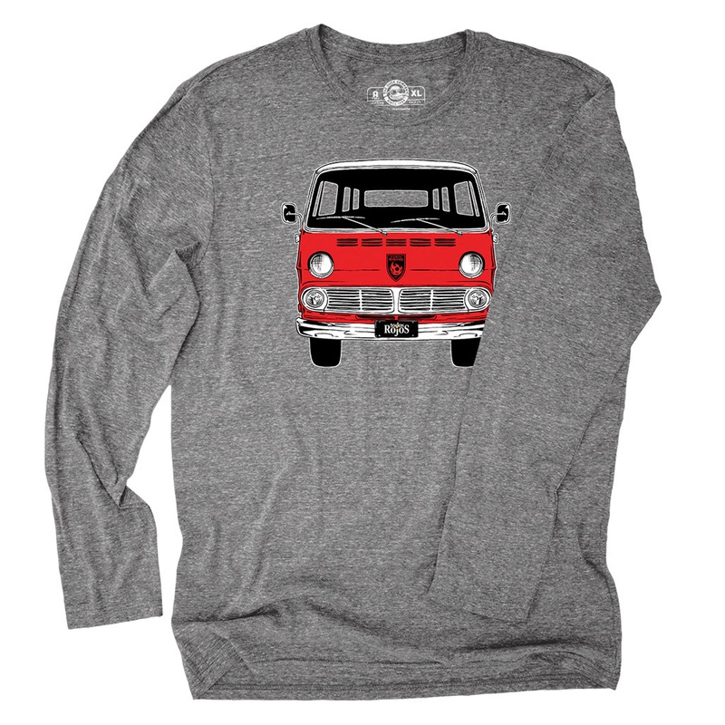 Phoenix Rising Duck Company Rambling Van Long Sleeve T-Shirt – Gray
