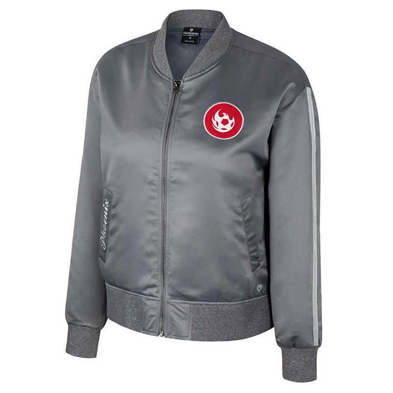 Phoenix Rising Women’s Colosseum Romance Glitter Bomber Jacket