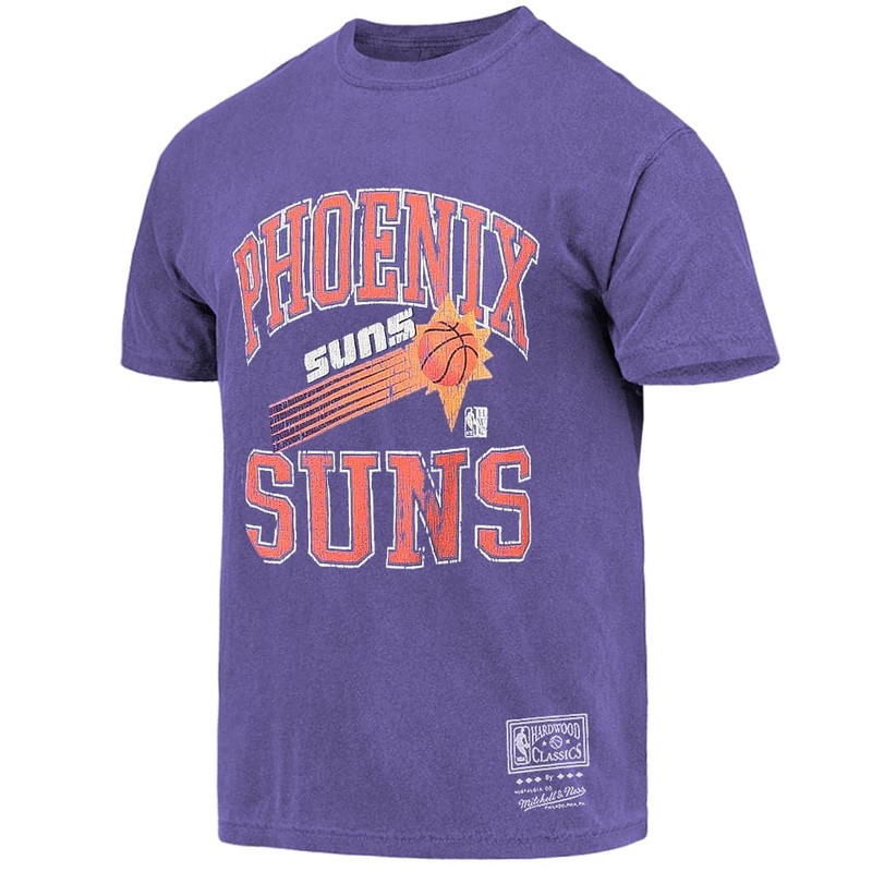 Phoenix Suns Mitchell & Ness NBA HWC Ivy Arch Vintage T-Shirt – Faded Purple