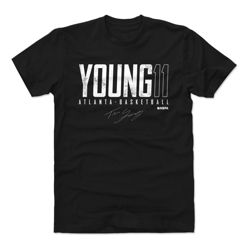 Trae Young Atlanta Hawks 500 Level NBA Elite T-Shirt – Black