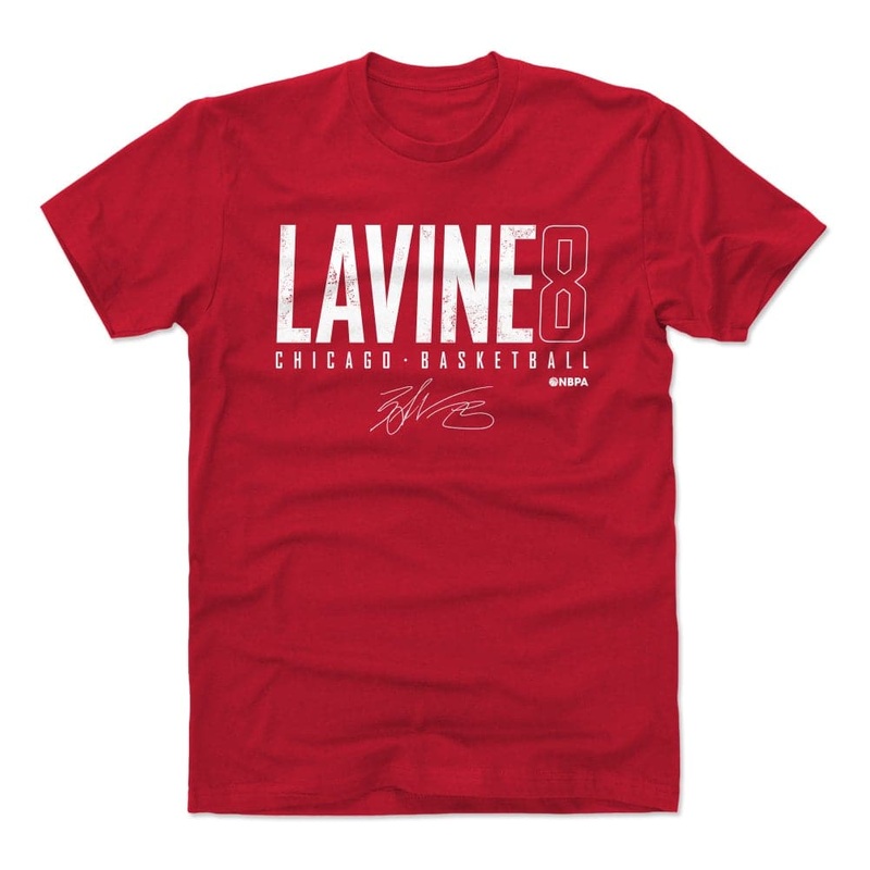 Zach LaVine Chicago Bulls 500 Level NBA Chicago Elite T-Shirt – Red