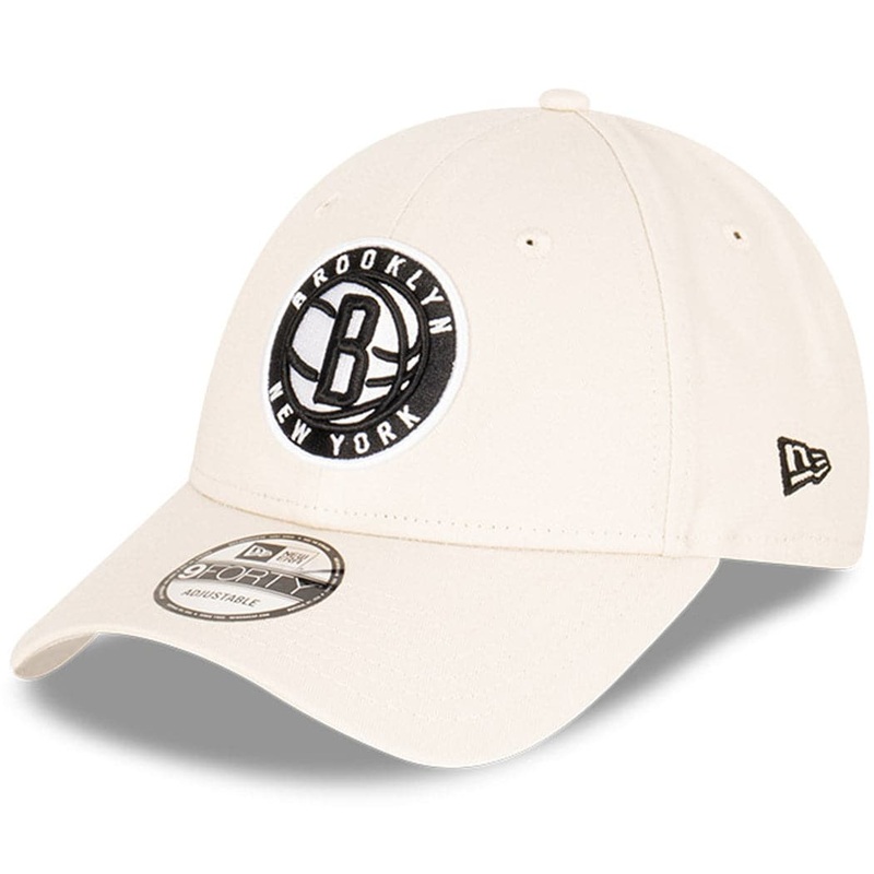 Brooklyn Nets New Era NBA Team 9FORTY Snapback Hat – Stone