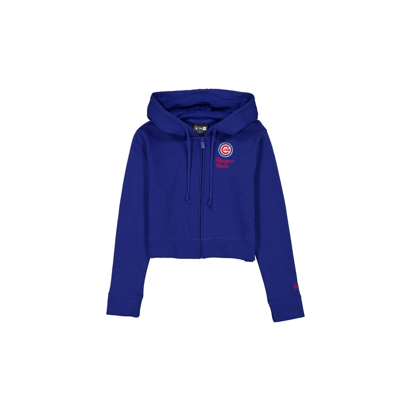 Chicago Cubs Game Day Cropped Women’s Zipper Hoodie