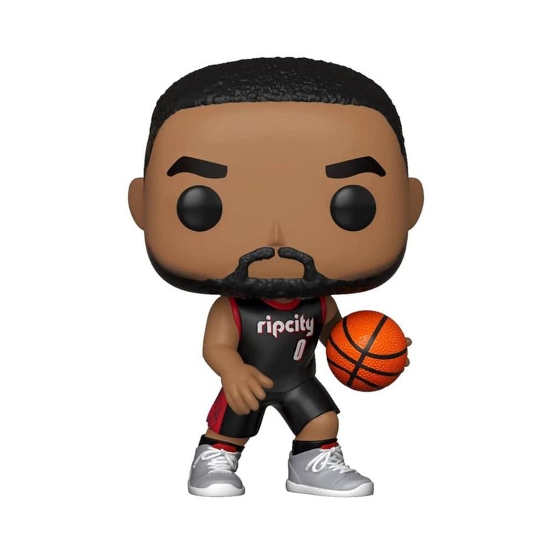 Damian Lillard Portland Trail Blazers Funko NBA 21-22 City Edition Pop Figure – Black