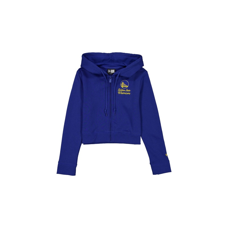 Golden State Warriors Game Day Cropped Women’s Zipper Hoodie