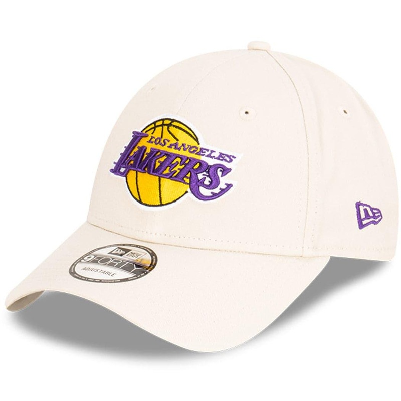 Los Angeles Lakers New Era NBA Team 9FORTY Snapback Hat – Stone