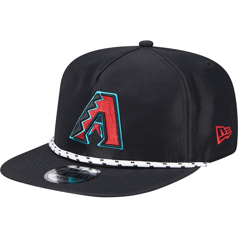 MLB Arizona Diamondbacks New Era Team Rope Golfer 9FIFTY Hat – Black