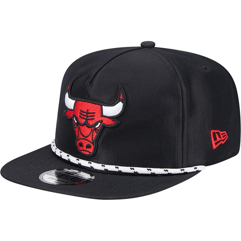 NBA Chicago Bulls New Era Team Rope Golfer 9FIFTY Hat – Black