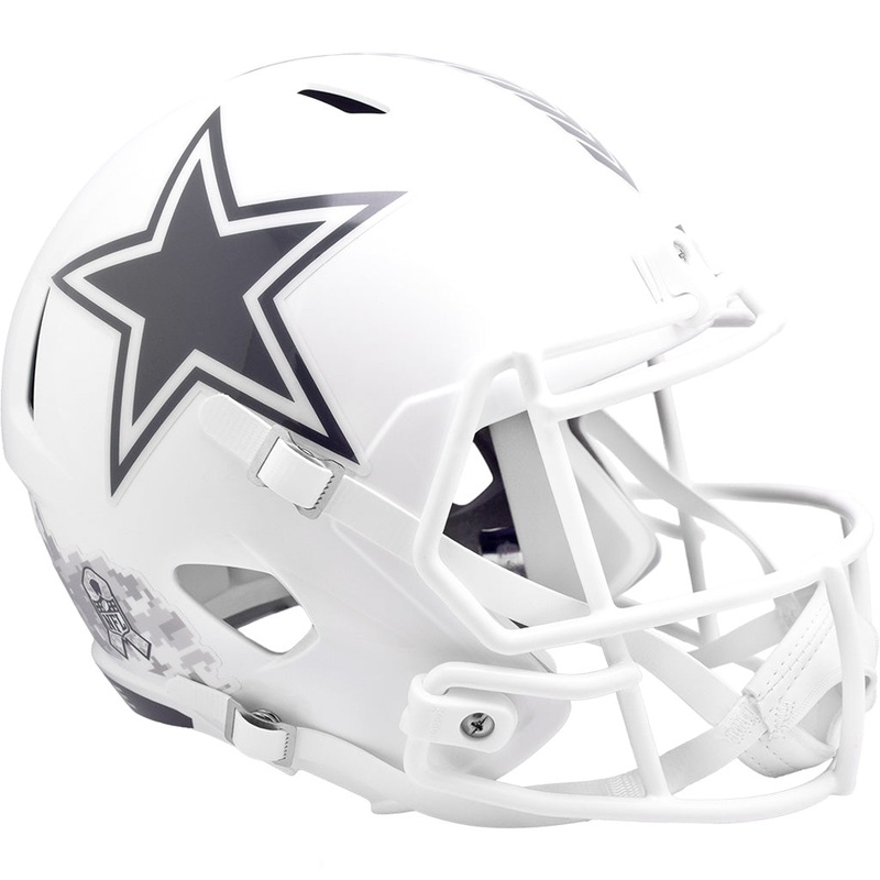 NFL Dallas Cowboys Riddell 2024 Salute to Service Replica Speed Helmet