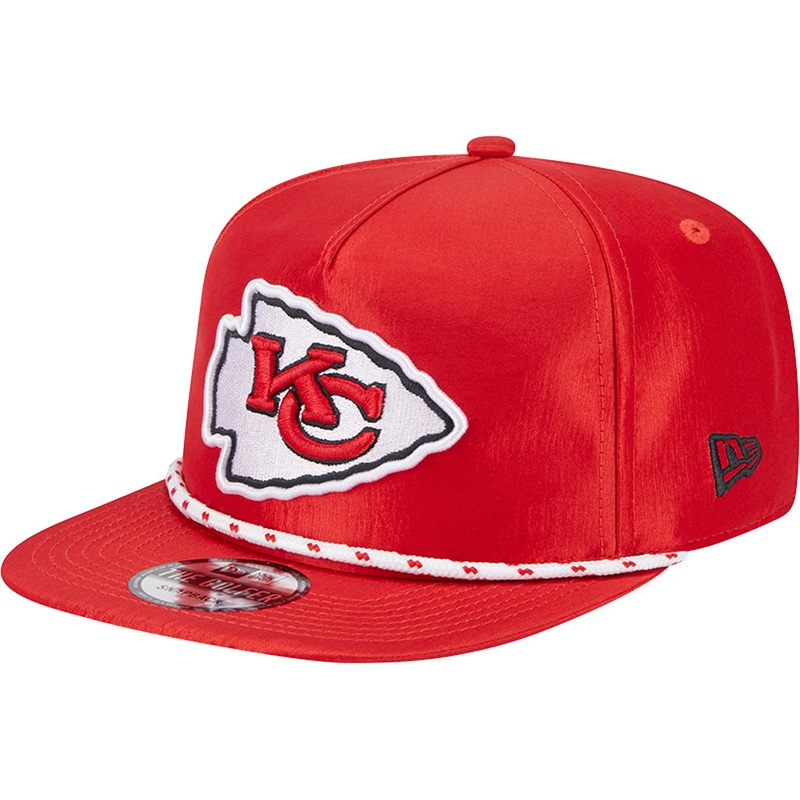 NFL Kansas City Chiefs New Era Team Rope Golfer 9FIFTY Hat – Red