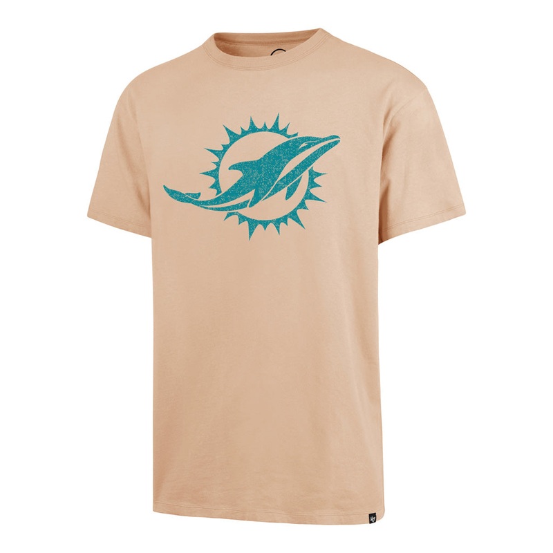 NFL Miami Dolphins ’47 Dusted Imprint River T-Shirt – Khaki