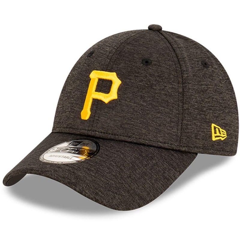 Pittsburgh Pirates New Era MLB Team Shadow Tech 9FORTY Cloth Strap Hat – Graphite