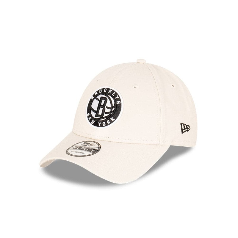Youths Brooklyn Nets New Era NBA Team 9FORTY Snapback Hat – Stone