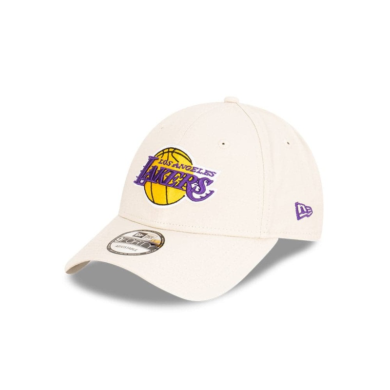 Youths Los Angeles Lakers New Era NBA Team 9FORTY Snapback Hat – Stone