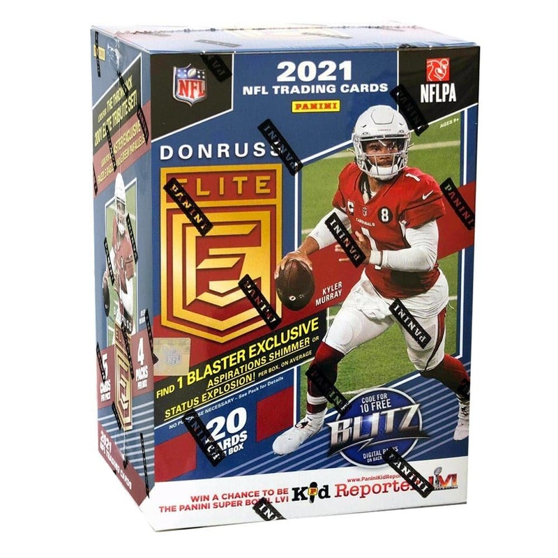 2021 Panini NFL Donruss Elite Football Trading Card Blaster Box – 20 Cards