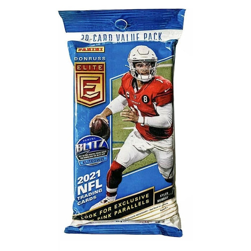 2021 Panini NFL Donruss Elite Football Trading Card Value Fat Pack – 30 Cards