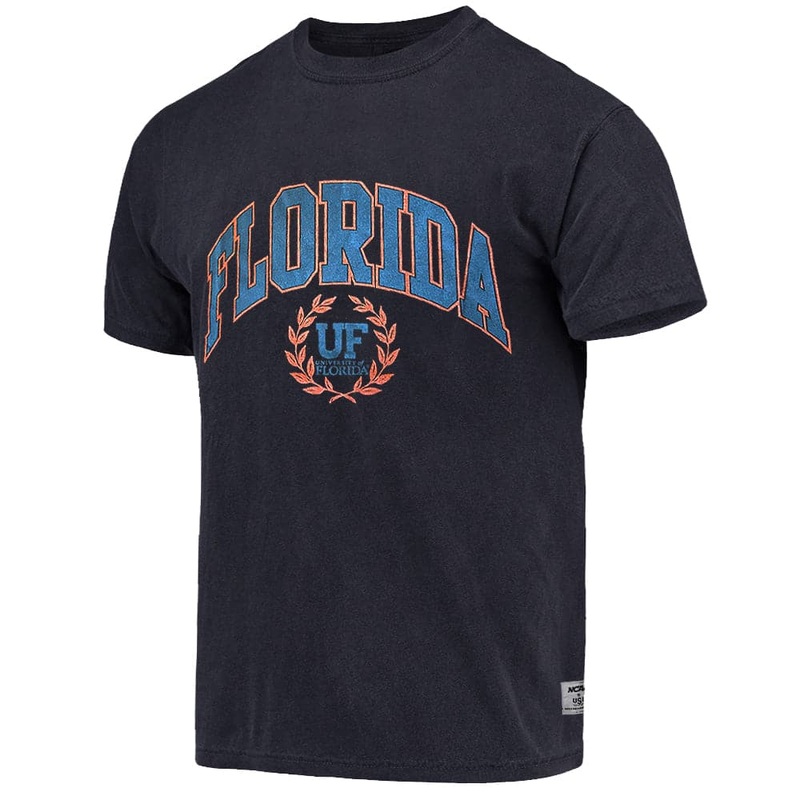 Florida Gators USL NCAA Boxy Arch Vintage Wash T-Shirt – Faded Black