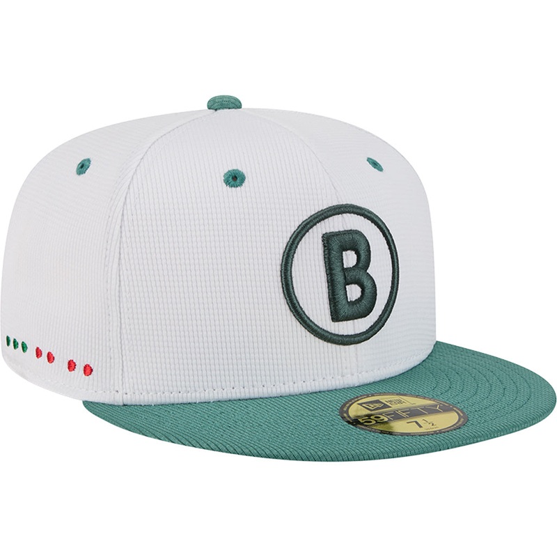 MLB Boston Red Sox New Era 2025 City Connect Batting Practice 59FIFTY Fitted Hat – White