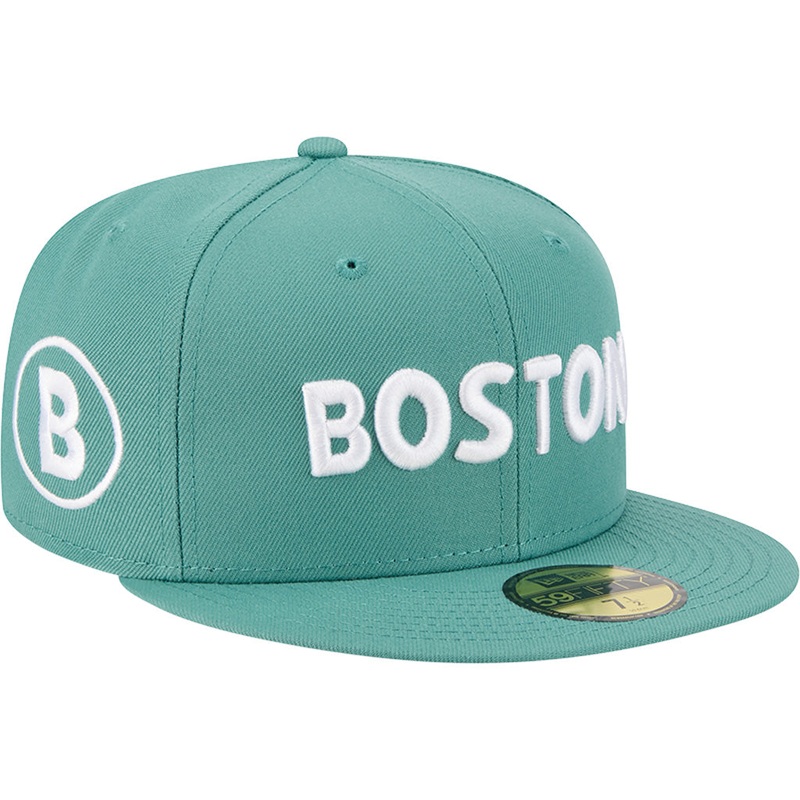 MLB Boston Red Sox New Era 2025 City Connect Fan Pack 59FIFTY Fitted Hat – Green