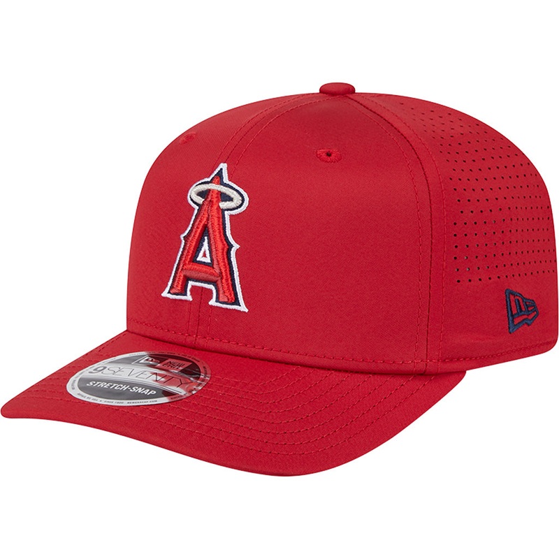 MLB Los Angeles Angels New Era Perform 9SEVENTY Stretch Snapback Hat – Red