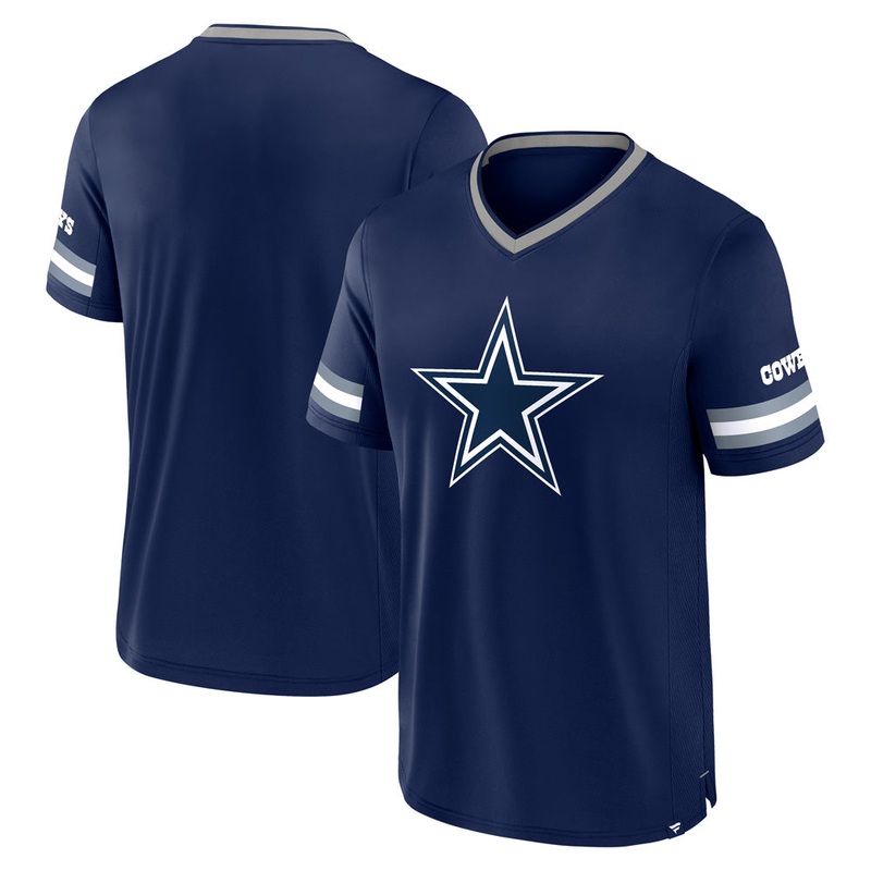 NFL Dallas Cowboys Fanatics Stripe Stacking T-Shirt – Navy