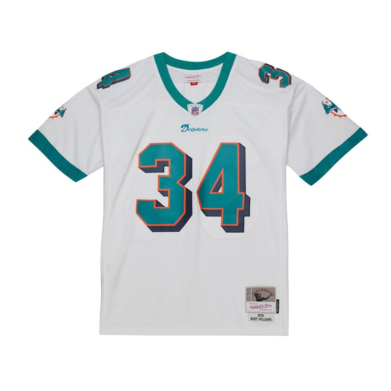 NFL Miami Dolphins Ricky Williams Mitchell & Ness 2002 Legacy Jersey