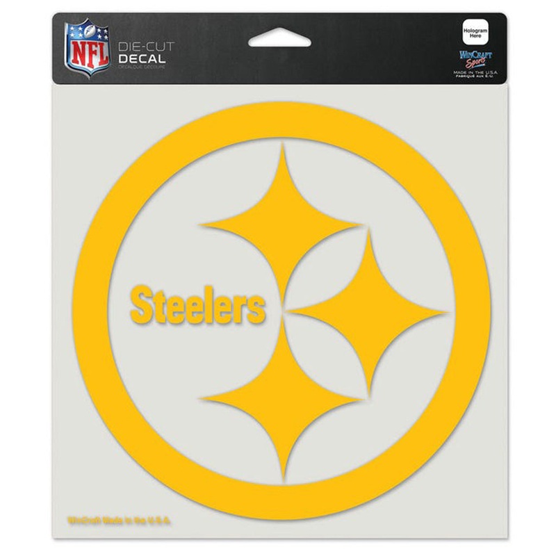 NFL Pittsburgh Steelers WinCraft 8″ x 8″ Gold Decal – Gold