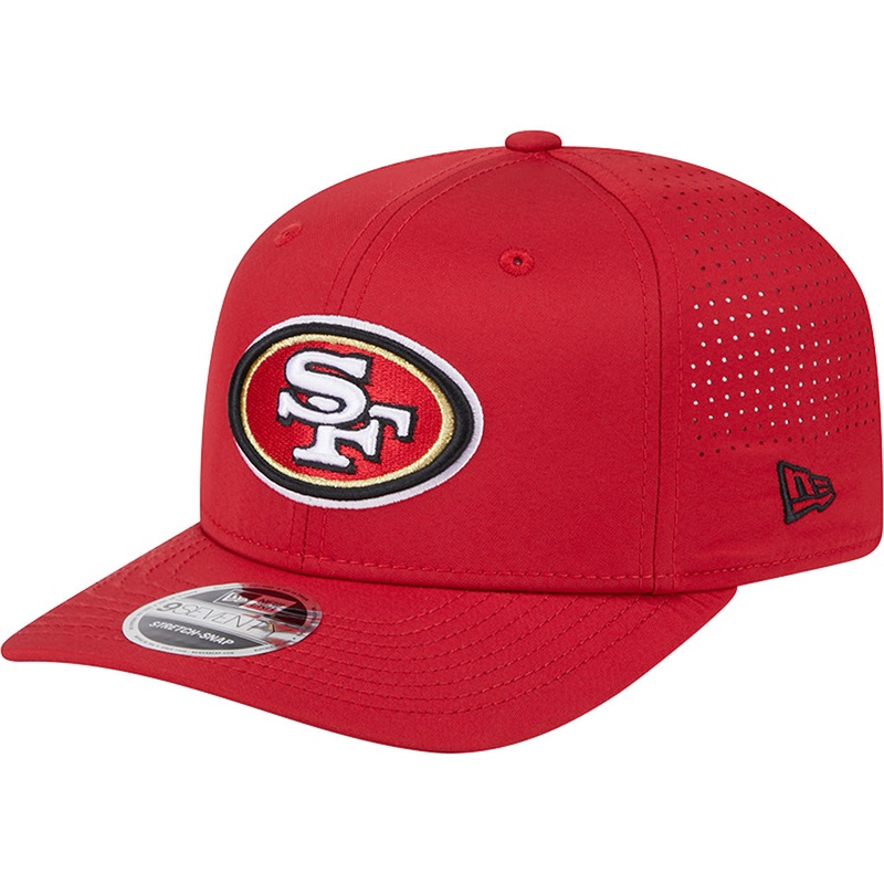 NFL San Francisco 49ers New Era Perform 9SEVENTY Stretch Snapback Hat – Red