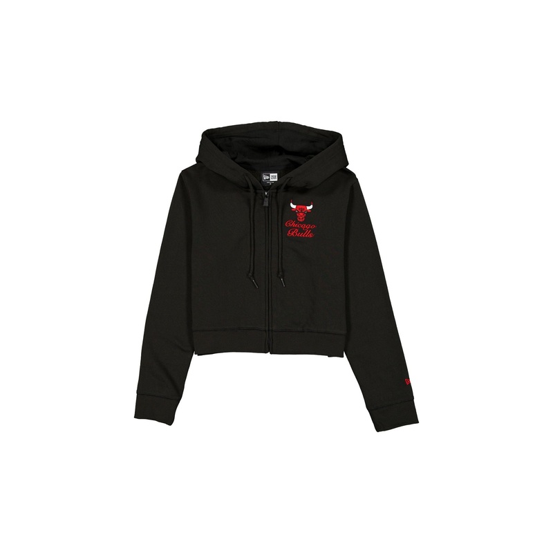 Chicago Bulls Game Day Cropped Women’s Zipper Hoodie