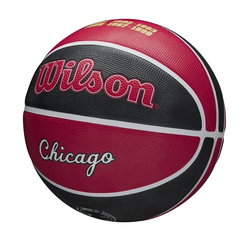 Chicago Bulls Wilson NBA 21-22 City Edition Full Size Basketball Ball – Size 7
