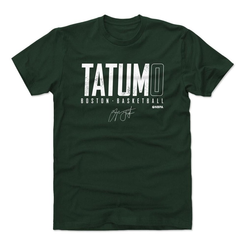 Jayson Tatum Boston Celtics 500 Level NBA Elite T-Shirt – Dark Green