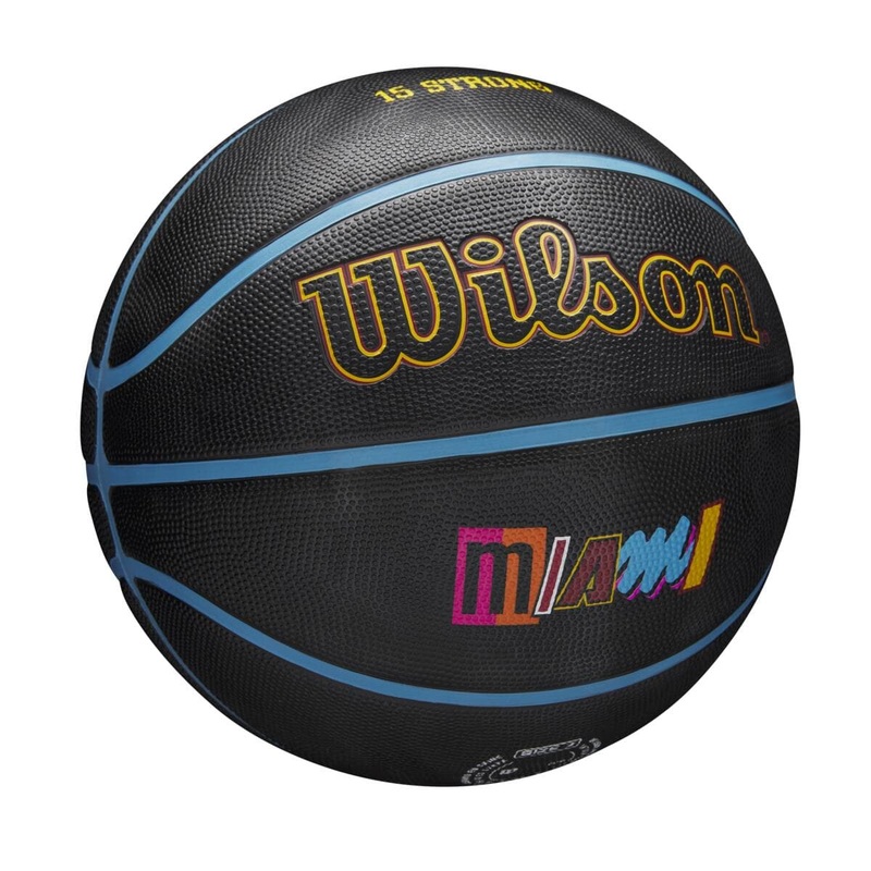 Miami Heat Wilson NBA 21-22 City Edition Full Size Basketball Ball – Size 7