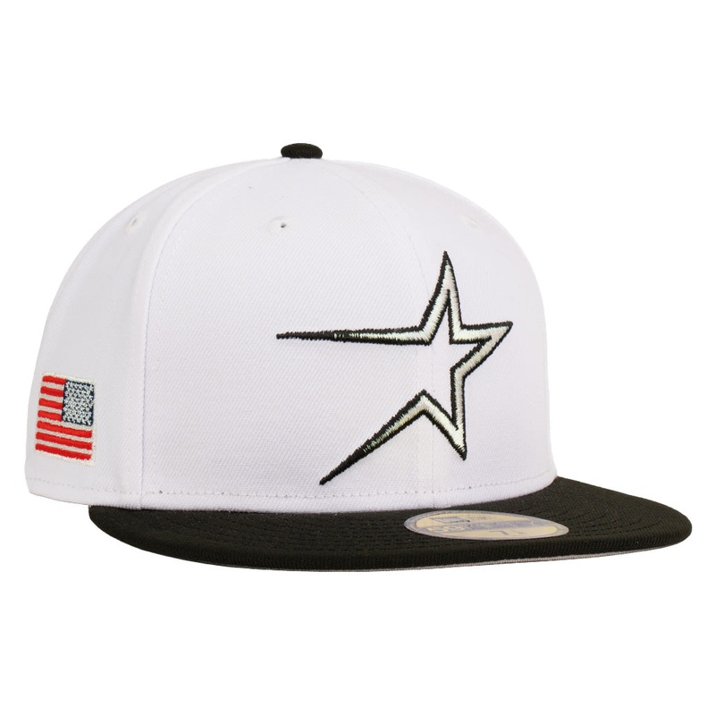 MLB Houston Astros New Era Space Shuttle 59FIFTY Fitted Hat – White