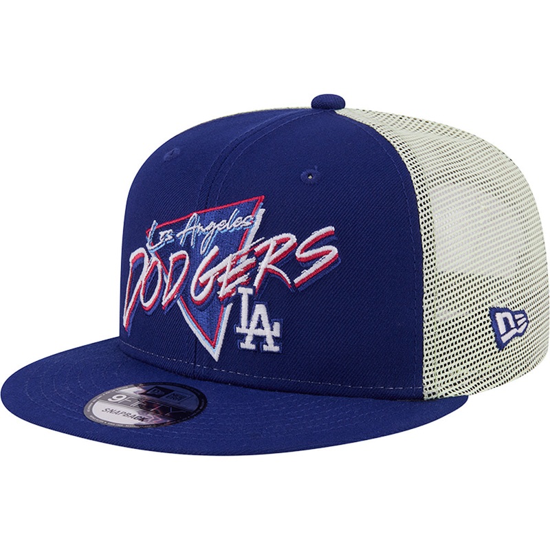 MLB Los Angeles Dodgers New Era Neon Trucker 9FIFTY Snapback Hat – Blue